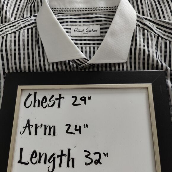 Robert Graham Size 18.5 Big Long Sleeve Button Front Shirts Lot of 2 NWOT - Picture 10 of 10